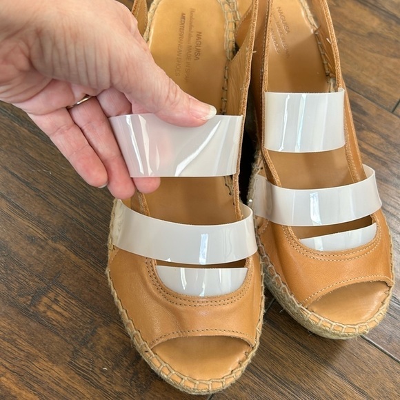 Anthropologie NAGUISA Espadrille Wedge Slingback Hand Crafted in Spain Sandals - Picture 13 of 17